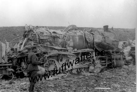 F-62340 Guines. Locomotive détruite. Mai 40 (WH1)